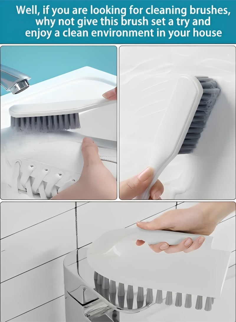 BELANO 4-Piece Household Cleaning Brush Set, Deep Cleaning Kit with Ergonomic Bubble Grip for Kitchen, Bathroom, Tiles & Grout - Image 3